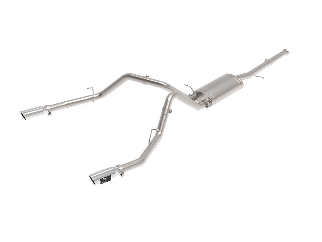 aFe Power Exhaust System Kit, Apollo Gt Cat-Back System, Stainless Steel, With Muffler, 3 Inch Pipe Diameter – 49-44135-P