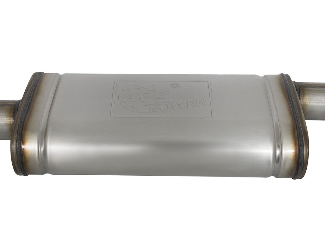 aFe Power Exhaust System Kit, Apollo Gt Cat-Back System, Stainless Steel, With Muffler, 3 Inch Pipe Diameter – 49-44136-B