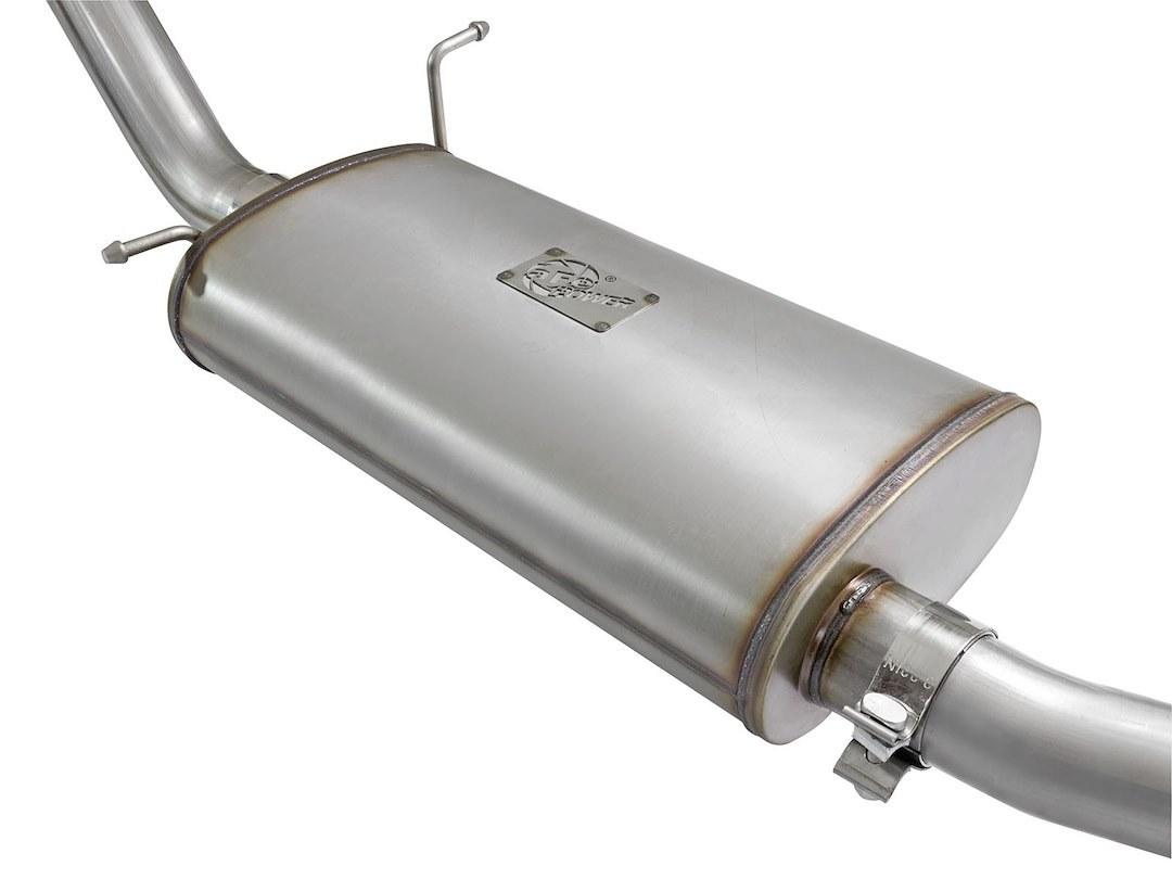 aFe Power Exhaust System Kit, Apollo Gt Cat-Back System, Stainless Steel, With Muffler, 3 Inch Pipe Diameter – 49-44136-P