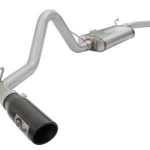 aFe Power Exhaust System Kit, Mach Force Xp Cat Back System, Stainless Steel, With Muffler, 3 Inch Pipe Diameter – 49-46024-B