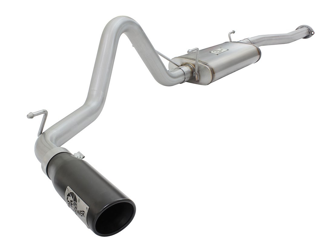 aFe Power Exhaust System Kit, Mach Force Xp Cat Back System, Stainless Steel, With Muffler, 3 Inch Pipe Diameter – 49-46024-B