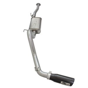 aFe Power Exhaust System Kit, Mach Force Xp Cat Back System, Stainless Steel, With Muffler, 3 Inch Pipe Diameter – 49-46024-B