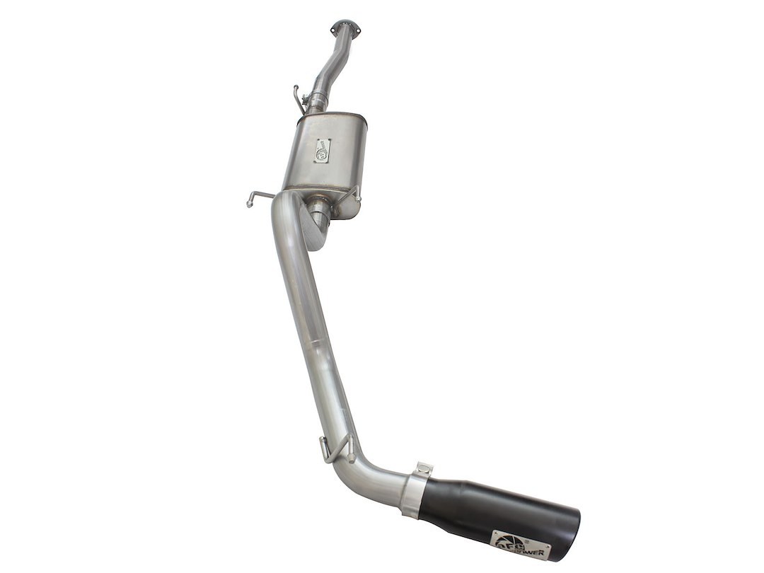 aFe Power Exhaust System Kit, Mach Force Xp Cat Back System, Stainless Steel, With Muffler, 3 Inch Pipe Diameter – 49-46024-B