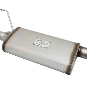 aFe Power Exhaust System Kit, Mach Force Xp Cat Back System, Stainless Steel, With Muffler, 3 Inch Pipe Diameter – 49-46024-B