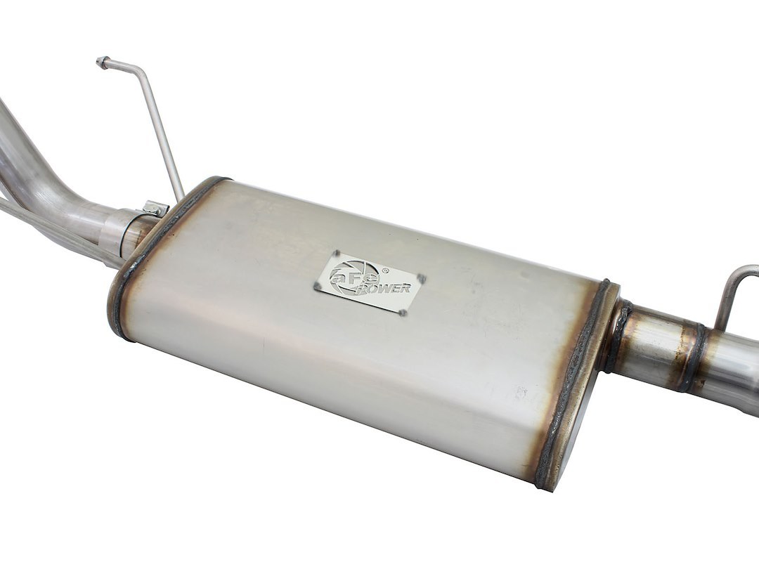 aFe Power Exhaust System Kit, Mach Force Xp Cat Back System, Stainless Steel, With Muffler, 3 Inch Pipe Diameter – 49-46024-B
