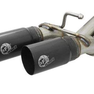 aFe Power Exhaust System Kit, Rebel Cat-Back System, Stainless Steel, With Muffler, 3 Inch Pipe Diameter – 49-46032-B