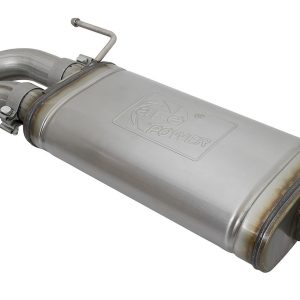 aFe Power Exhaust System Kit, Rebel Cat-Back System, Stainless Steel, With Muffler, 3 Inch Pipe Diameter – 49-46032-B