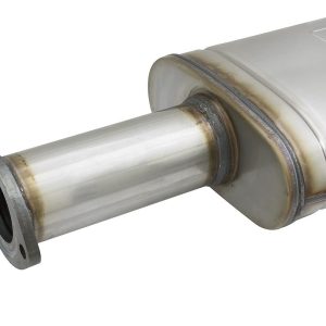 aFe Power Exhaust System Kit, Rebel Cat-Back System, Stainless Steel, With Muffler, 3 Inch Pipe Diameter – 49-46032-B