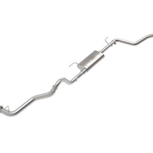 aFe Power Exhaust System Kit, Apollo Gt Cat-Back System, Stainless Steel, With Muffler, 2-1/2 Inch to 3 Inch Pipe Diameter – 49-46071-B