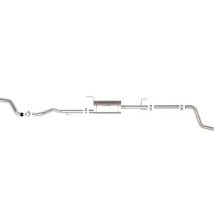 aFe Power Exhaust System Kit, Apollo Gt Cat-Back System, Stainless Steel, With Muffler, 2-1/2 Inch to 3 Inch Pipe Diameter – 49-46071-B