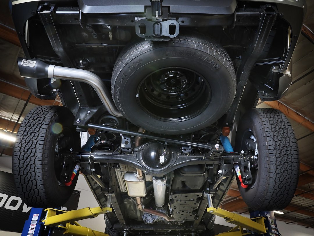 aFe Power Exhaust System Kit, Apollo Gt Cat-Back System, Stainless Steel, With Muffler, 2-1/2 Inch to 3 Inch Pipe Diameter – 49-46071-B