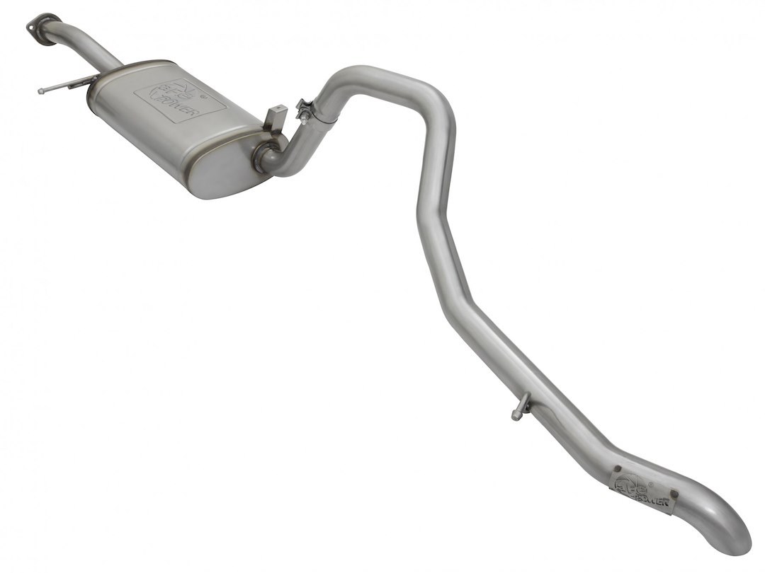 aFe Power Exhaust System Kit, Mach Force Xp Cat Back System, Stainless Steel, With Muffler, 2-1/2 Inch Pipe Diameter – 49-46122