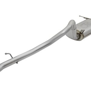 aFe Power Exhaust System Kit, Mach Force Xp Cat Back System, Stainless Steel, With Muffler, 2-1/2 Inch Pipe Diameter – 49-46122