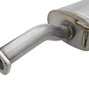 aFe Power Exhaust System Kit, Mach Force Xp Cat Back System, Stainless Steel, With Muffler, 2-1/2 Inch Pipe Diameter – 49-46122