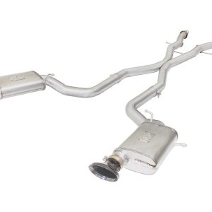 aFe Power Exhaust System Kit, Mach Force Xp Cat Back System, Stainless Steel, With Muffler, 2-1/2 Inch Pipe Diameter – 49-48053
