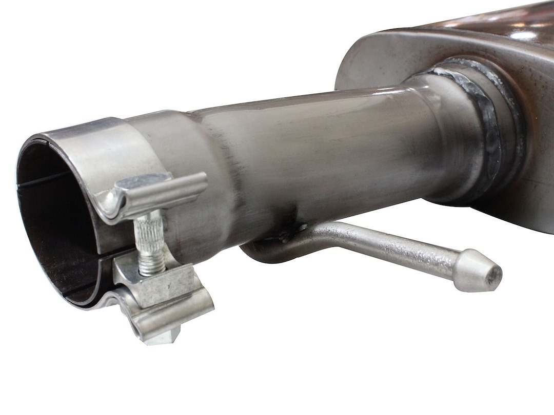 aFe Power Exhaust System Kit, Rebel Cat-Back System, Stainless Steel, With Muffler, 2-1/2 Inch Pipe Diameter – 49-48054-B