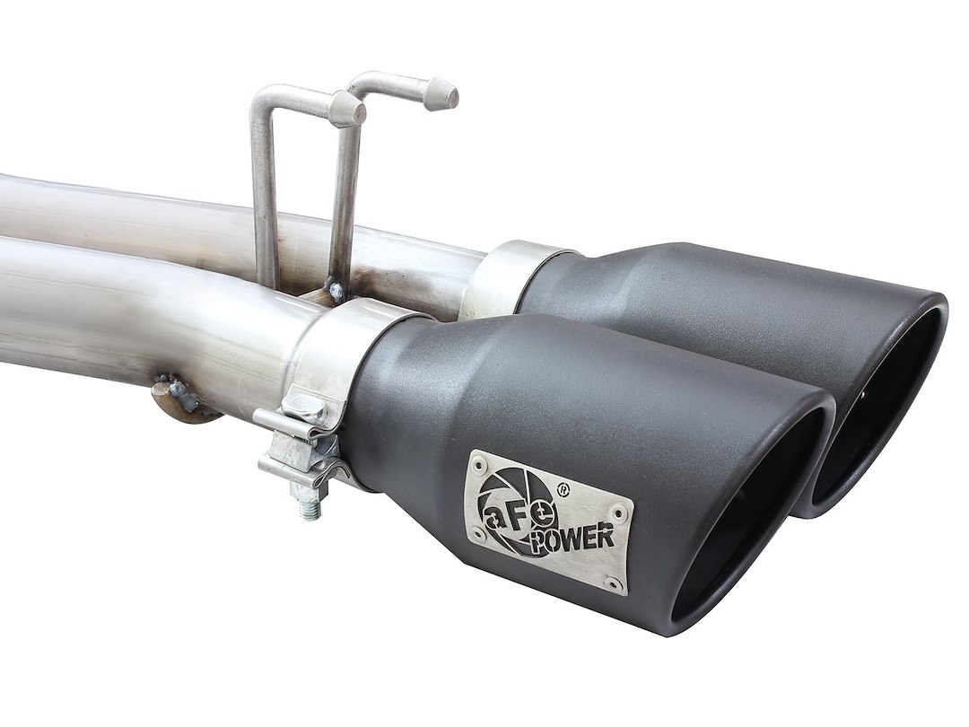 aFe Power Exhaust System Kit, Rebel Cat-Back System, Stainless Steel, With Muffler, 2-1/2 Inch Pipe Diameter – 49-48054-B