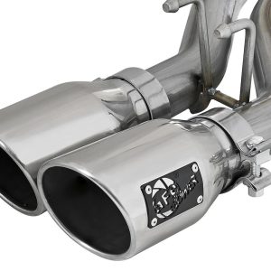 aFe Power Exhaust System Kit, Rebel Cat-Back System, Stainless Steel, With Muffler, 2-1/2 Inch Pipe Diameter – 49-48054-P