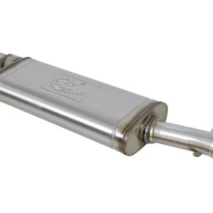 aFe Power Exhaust System Kit, Rebel Cat-Back System, Stainless Steel, With Muffler, 2-1/2 Inch Pipe Diameter – 49-48054-P