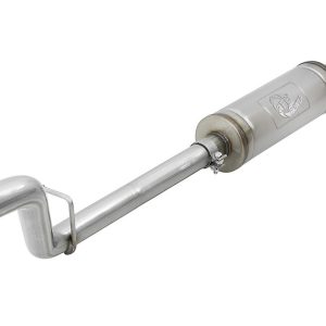 aFe Power Exhaust Pipe Intermediate, Mach Force Xp, Stainless Steel, With Muffler, 2-1/2 Inch Pipe Diameter – 49-48064