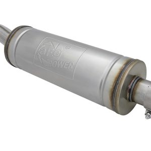 aFe Power Exhaust System Kit, Rebel Cat-Back System, 409 Stainless Steel, With Mufflers, 2-1/2 Inch Pipe Diameter – 49-48066-P
