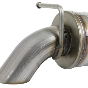 aFe Power Exhaust System Kit, Rock Basher Cat Back System, Stainless Steel, With Muffler, 3 Inch Pipe Diameter – 49-48074