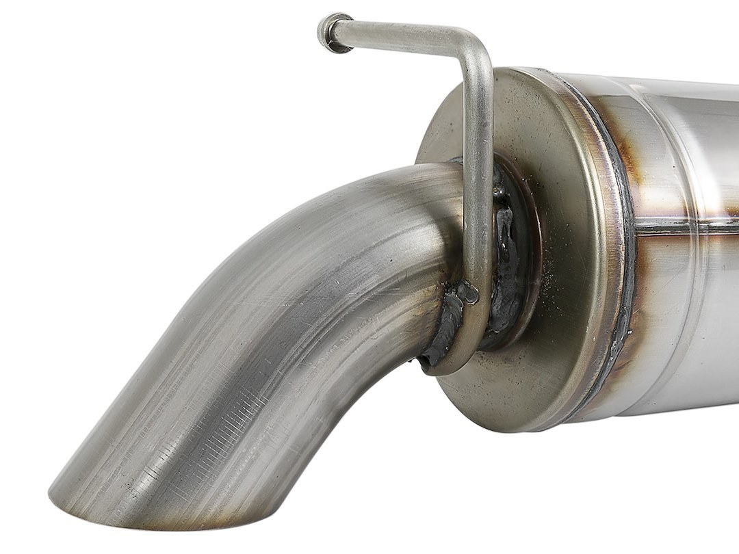 aFe Power Exhaust System Kit, Rock Basher Cat Back System, Stainless Steel, With Muffler, 3 Inch Pipe Diameter – 49-48074