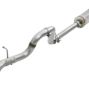 aFe Power Exhaust System Kit, Mach Force Xp Cat Back System, Stainless Steel, With 14 Inch Mufflers, 2-1/2 Inch Pipe Diameter – 49-48075