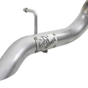 aFe Power Exhaust System Kit, Mach Force Xp Cat Back System, Stainless Steel, With 14 Inch Mufflers, 2-1/2 Inch Pipe Diameter – 49-48075