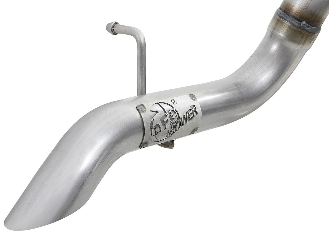 aFe Power Exhaust System Kit, Mach Force Xp Cat Back System, Stainless Steel, With 14 Inch Mufflers, 2-1/2 Inch Pipe Diameter – 49-48075