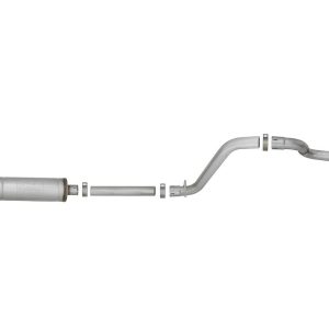 aFe Power Exhaust System Kit, Mach Force Xp Cat Back System, Stainless Steel, With 14 Inch Mufflers, 2-1/2 Inch Pipe Diameter – 49-48075