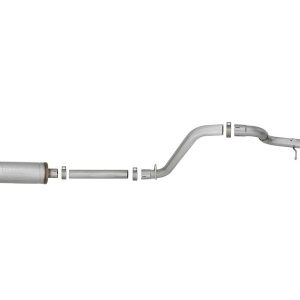 aFe Power Exhaust System Kit, Mach Force Xp Cat Back System, Stainless Steel, With 14 Inch Muffler, 2-1/2 Inch Pipe Diameter – 49-48075-B