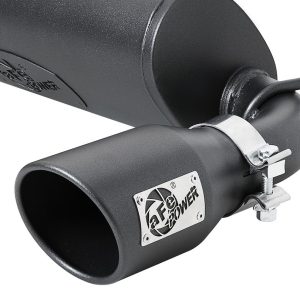 aFe Power Exhaust System Kit, Rebel Cat-Back System, 304 Stainless Steel, With Mufflers, 2-1/2 Inch Pipe Diameter – 49-48076-B
