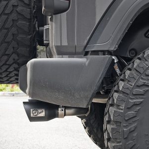 aFe Power Exhaust System Kit, Rebel Cat-Back System, 304 Stainless Steel, With Mufflers, 2-1/2 Inch Pipe Diameter – 49-48076-B