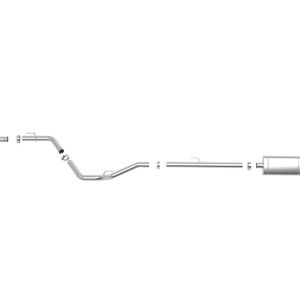 aFe Power Exhaust System Kit, Apollo Gt Cat-Back System, Stainless Steel, With Muffler, 2-1/2 Inch Pipe Diameter – 49-48089-B