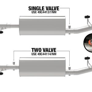 aFe Power Exhaust Pipe Muffler Delete, Apollo Gt, Stainless Steel – 49C44137NM