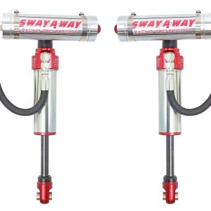 aFe Power Shock Absorber, Sway-A-Way, Remote Reservoir with Mounting Brackets, Adjustable, Set of 2 – 501-5600-04