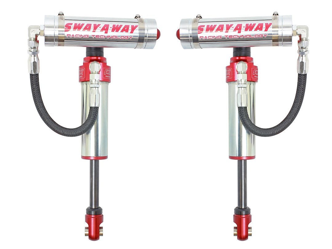 aFe Power Shock Absorber, Sway-A-Way, Remote Reservoir with Mounting Brackets, Adjustable, Set of 2 – 501-5600-04