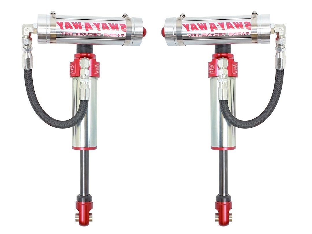 aFe Power Shock Absorber, Sway-A-Way, Remote Reservoir with Mounting Brackets, Adjustable, Set of 2 – 501-5600-04