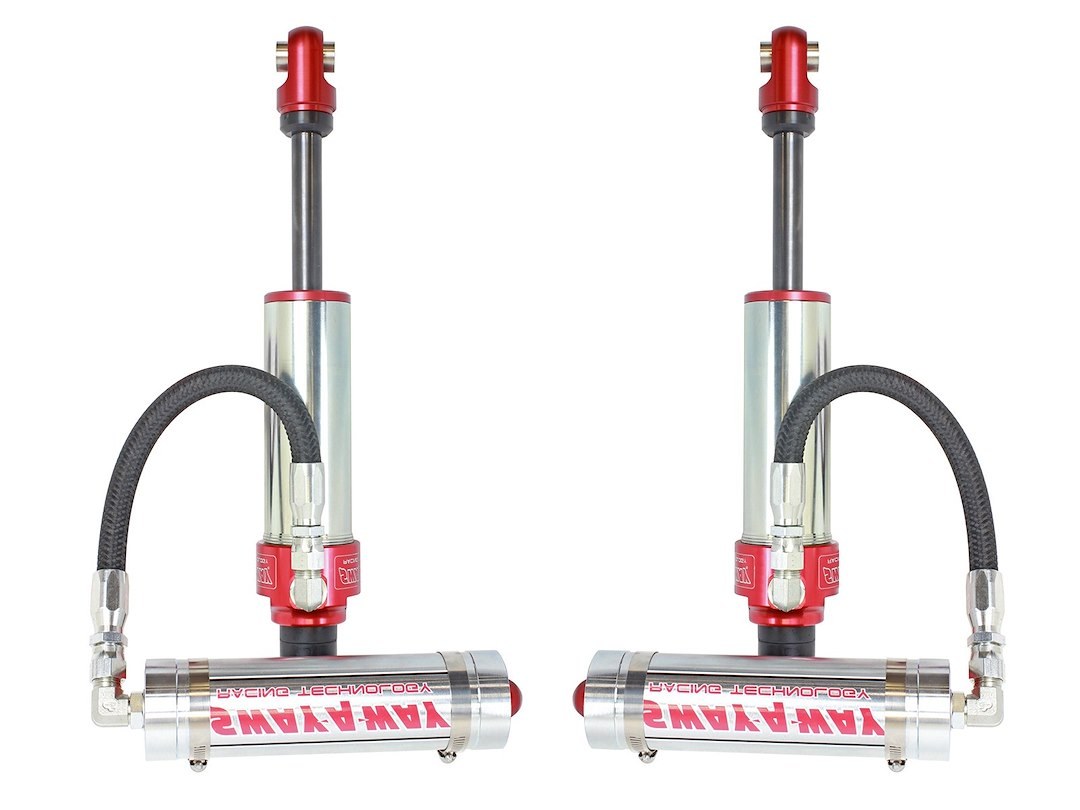 aFe Power Shock Absorber, Sway-A-Way, Remote Reservoir with Mounting Brackets, Adjustable, Set of 2 – 501-5600-04