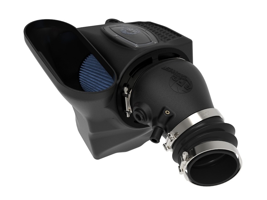 aFe Power Cold Air Intake, Momentum Gt Pro 5R, Black Molded Plastic, Blue Pro 5R Filter, With Air Box – 50-70080R