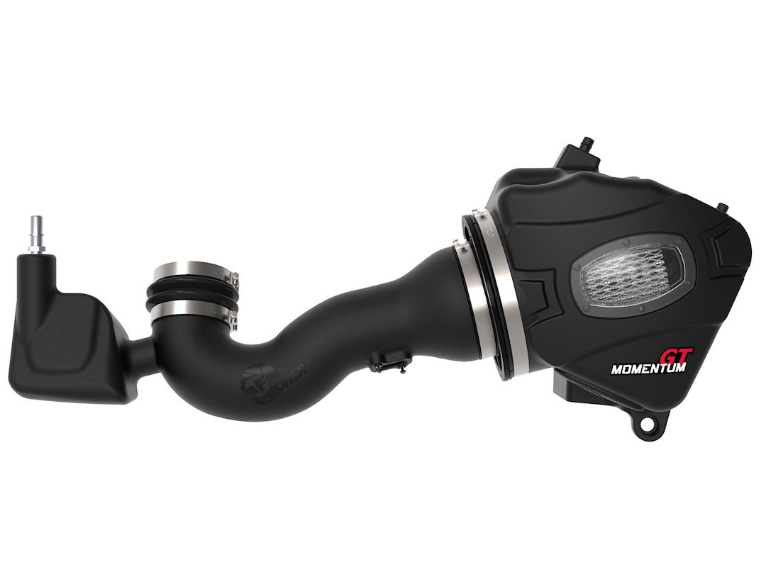 aFe Power Cold Air Intake, Momentum Gt Pro Dry S, Black Molded Plastic, White Pro Dry S Filter, With Air Box – 50-70081D