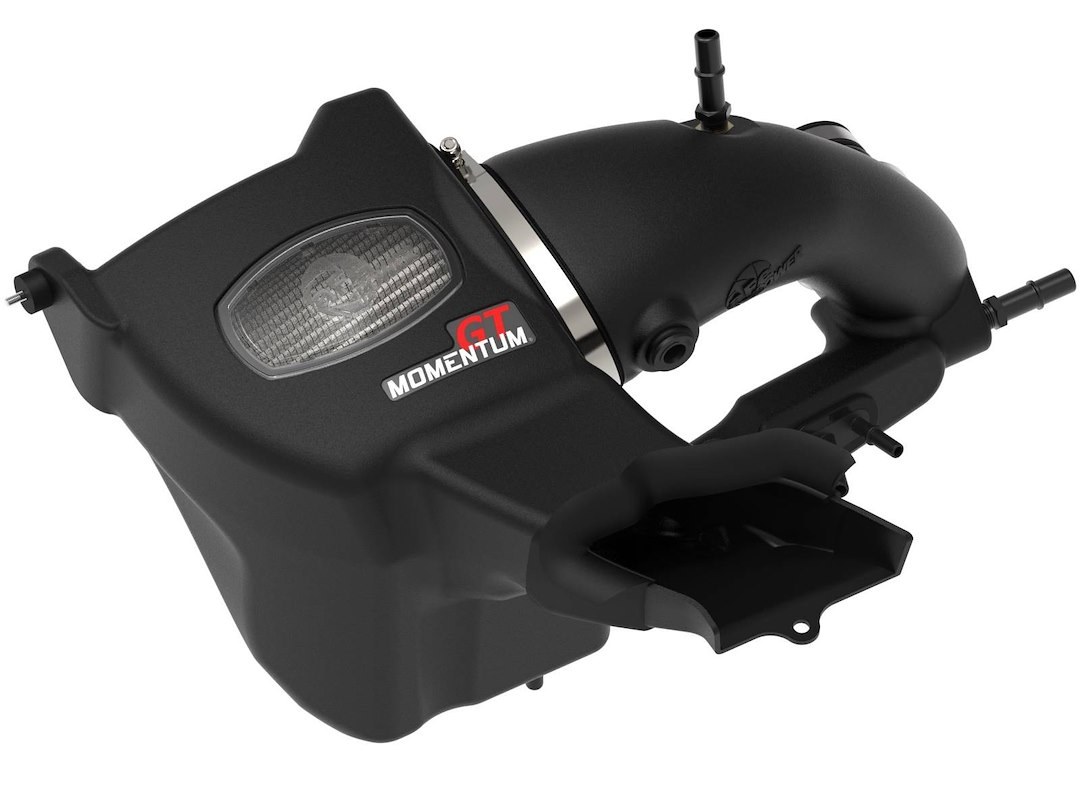aFe Power Cold Air Intake, Momentum Gt Pro Dry S Stage 2, Black Molded Plastic, White Pro Dry S Filter, With Air Box – 50-70082D