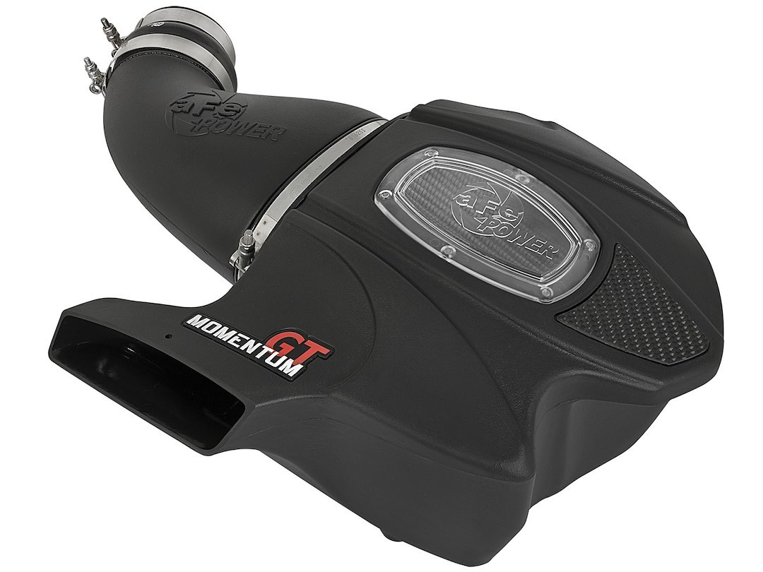 aFe Power Cold Air Intake, Momentum Gt Pro Dry S Stage 2, Black Molded Plastic, Grey Pro Dry S Filter, With Air Box – 51-76206-1