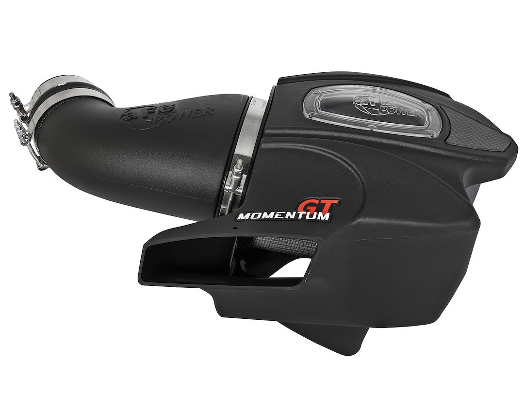 aFe Power Cold Air Intake, Momentum Gt Pro Dry S Stage 2, Black Molded Plastic, Grey Pro Dry S Filter, With Air Box – 51-76206-1