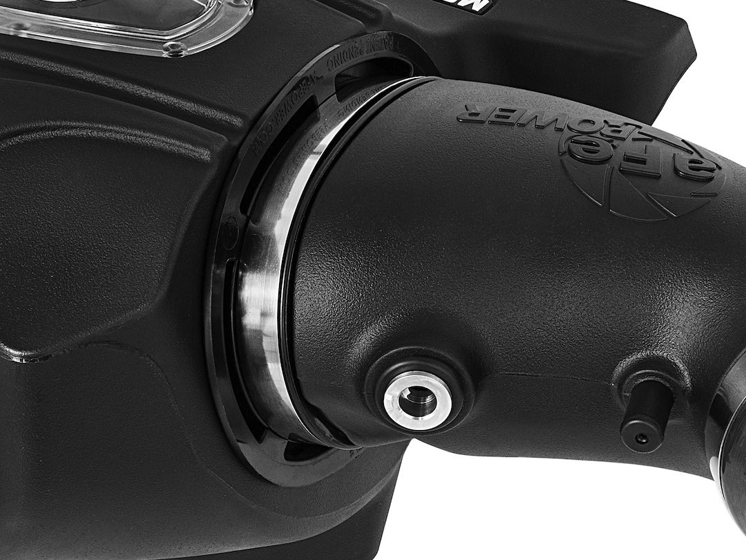 aFe Power Cold Air Intake, Momentum Gt Pro Dry S Stage 2, Black Molded Plastic, Grey Pro Dry S Filter, With Air Box – 51-76206-1