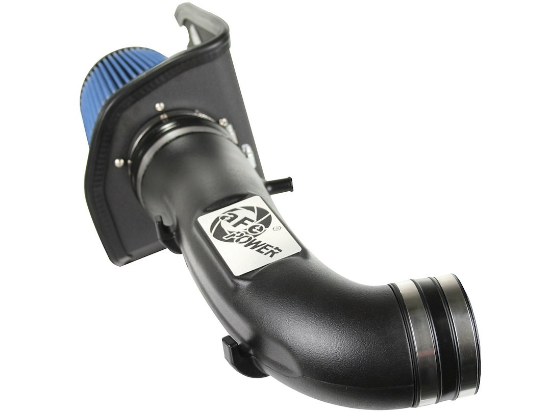 aFe Power Cold Air Intake, Magnum Force Stage 2, Black Plastic Tube, Blue Pro 5R Filter, With Heat Shield – 54-12092-1