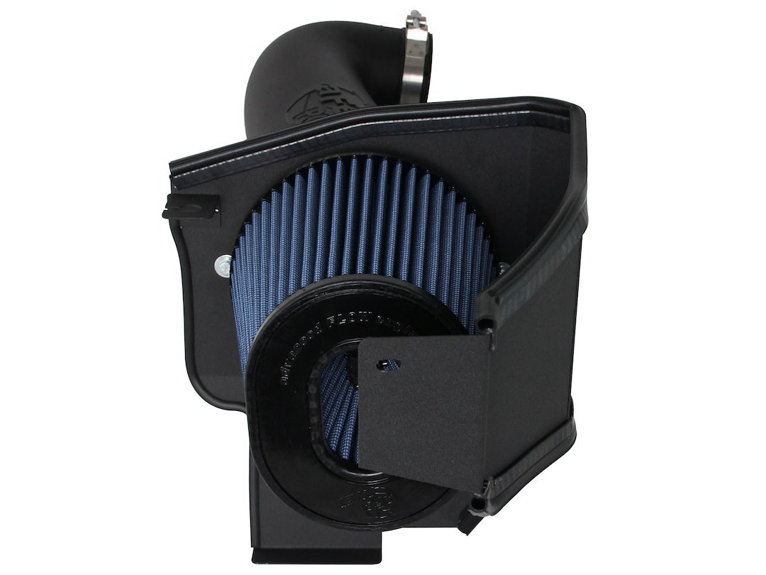 aFe Power Cold Air Intake, Magnum Force Stage 1, Black Plastic Tube, Blue Pro 5R Filter, With Heat Shield – 54-12162