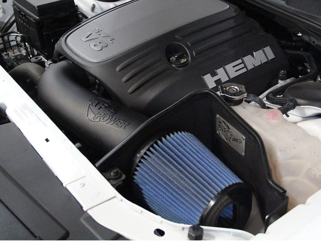 aFe Power Cold Air Intake, Magnum Force Stage 1, Black Plastic Tube, Blue Pro 5R Filter, With Heat Shield – 54-12162