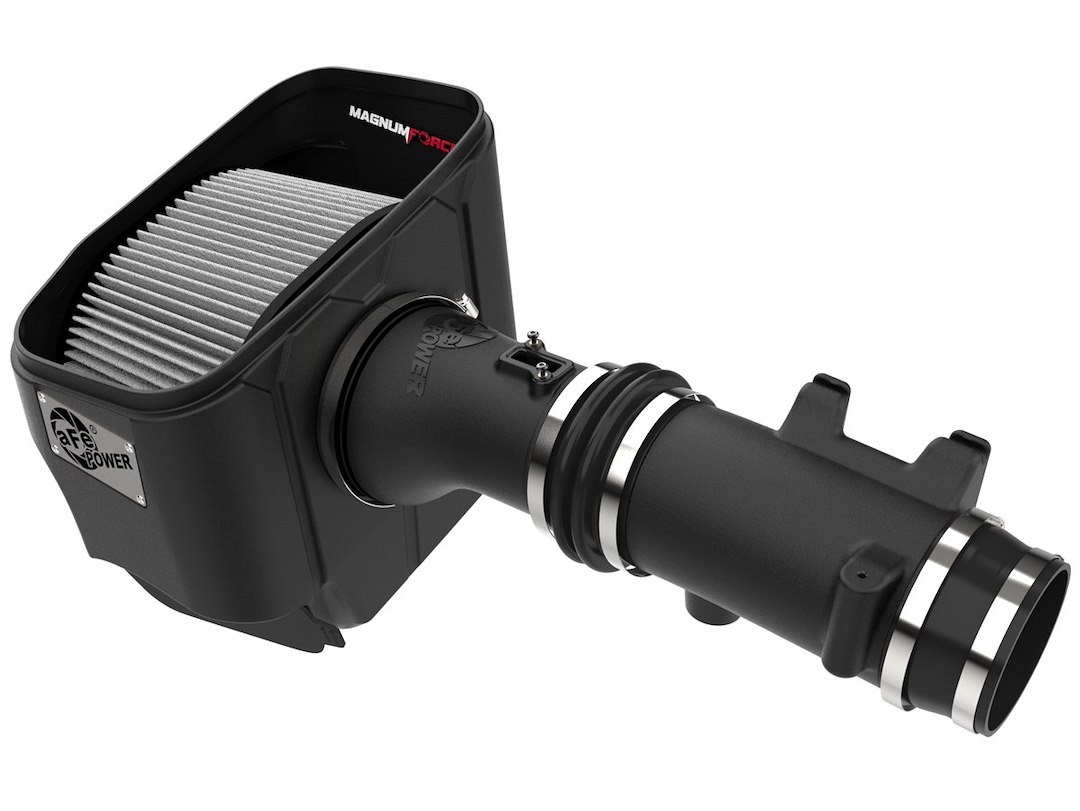 aFe Power Cold Air Intake, Momentum Gt Pro Dry S, Black Plastic Tube, White Pro Dry S Filter, With Air Box – 54-13083D
